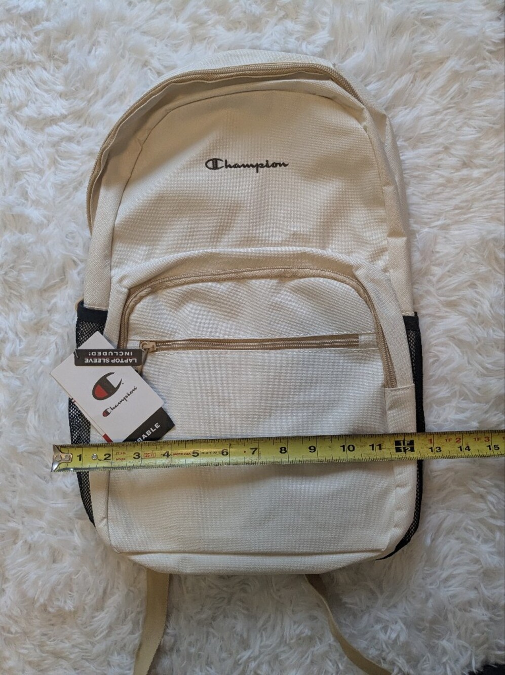 Champion Cream and Brown Everyday Backpack - Picture 10 of 14
